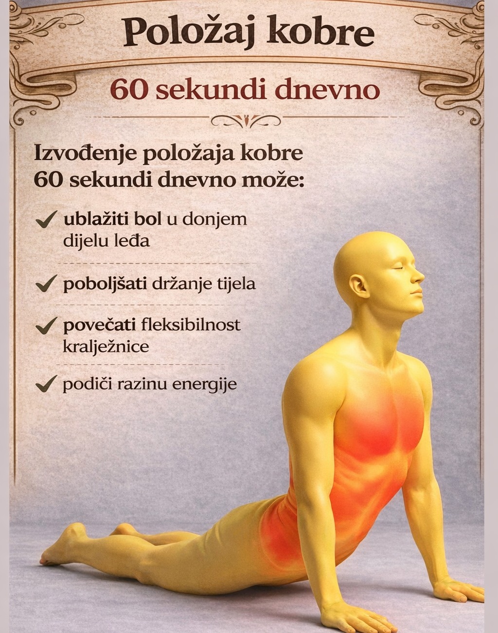 Koji prirodni lijek oporavlja kičmu