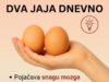 Dva jaja dnevno – mala navika, velika zdravstvena korist